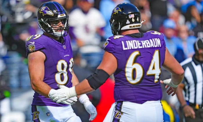 Mark Andrews caught his sixth touchdown of the season against the Arizona Cardinals.